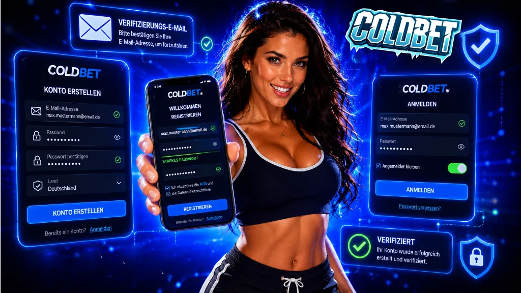 Coldbet Login und Registrierung für deutsche Spieler